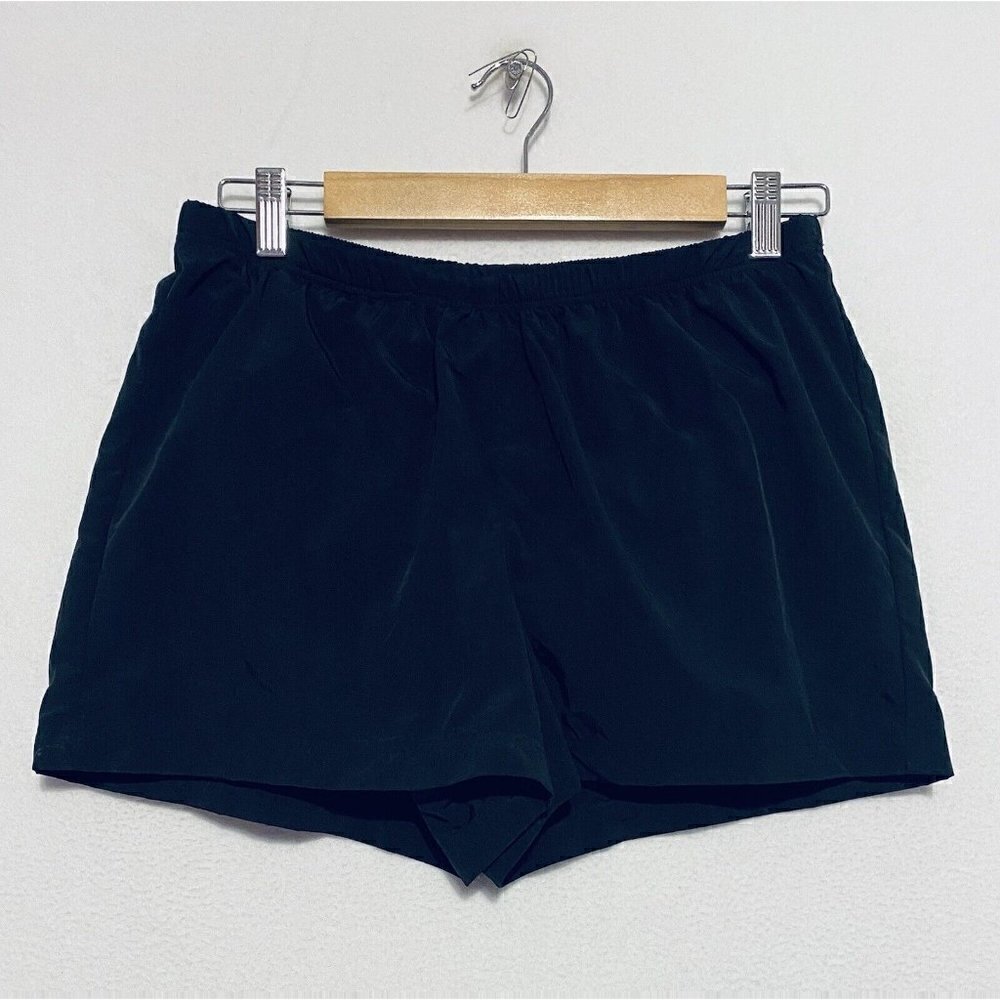 Lands End Athletic Shorts Womens Size 6 Black Quick Dry Running Lined